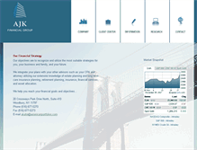 Tablet Screenshot of ajkfinancialgroup.com